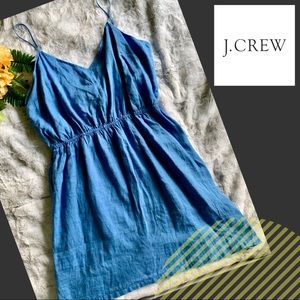 *NWT* J. CREW Linen Cami Dress